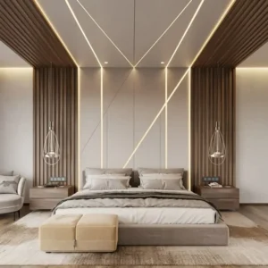 ديكورات جبسية، ديكورات خشبية، ديكور بديل خشب